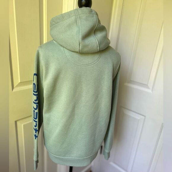 Carhartt Mint Hooded Sweatshirt Medium - Picture 4 of 5